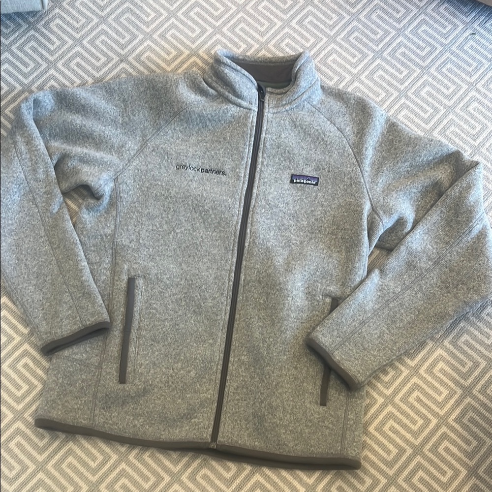 Patagonia Gray Fleece Jacket, Men’s Better Sweater, size Medium